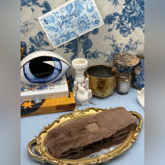 🆕 ALO YOGA 🧿 NWOT Faux Fur Ear Warmers - Toasted Almond - Picture 12 of 16